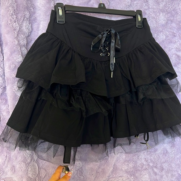 Dolls Kill Skirts Dolls Kill Widow Cavalier Courtship Mini Skirt